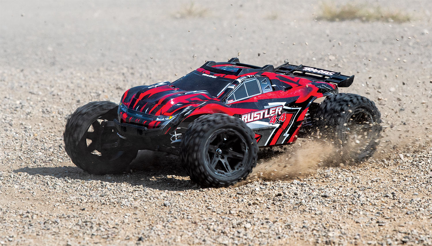 Traxxas Rustler 4X4 VXL Brushless RTR 1/10 4WD Stadium Truck (Red/Blue)