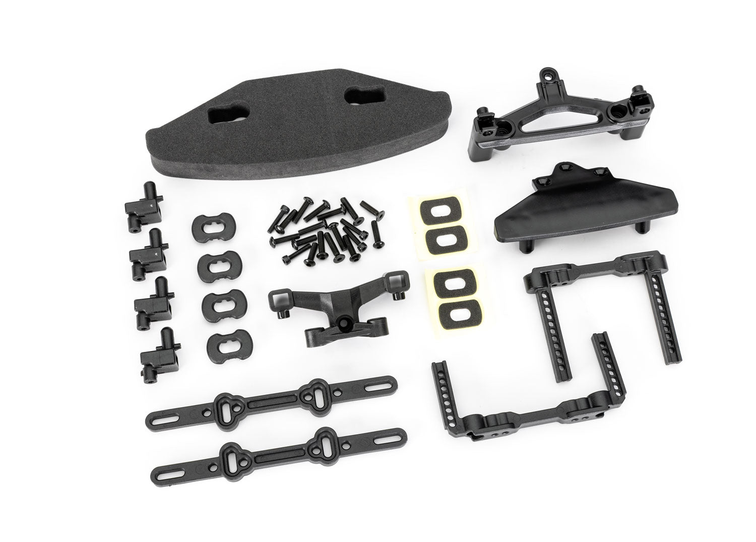 Traxxas 4-Tec Drift Body Mount F/R Set w/ Posts