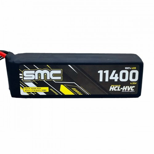 SMC HCL-HVC 15.2V 11400mAh 120C G10 Protection Plates Lipo Battery