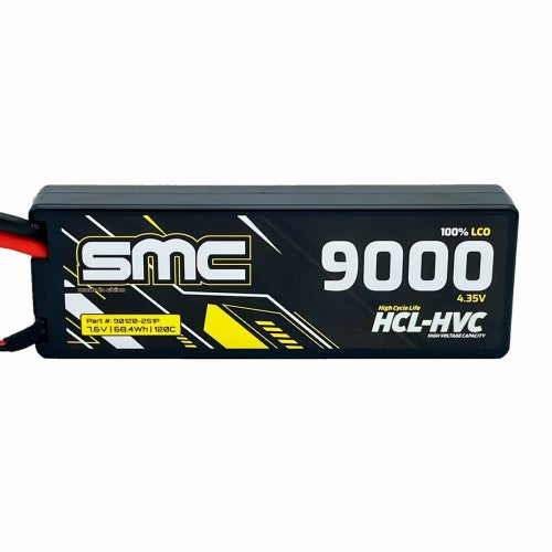 HCL-HVC 7.6V 9000mAh 120C Hardcase Lipo Battery