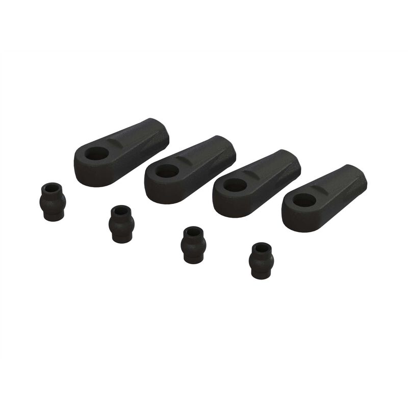 Arrma 6S BLX Rod Ends & Ball Cups w/ Balls (8pcs)