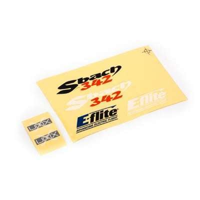 E-flite UMX Sbach 3D Decal Sheet