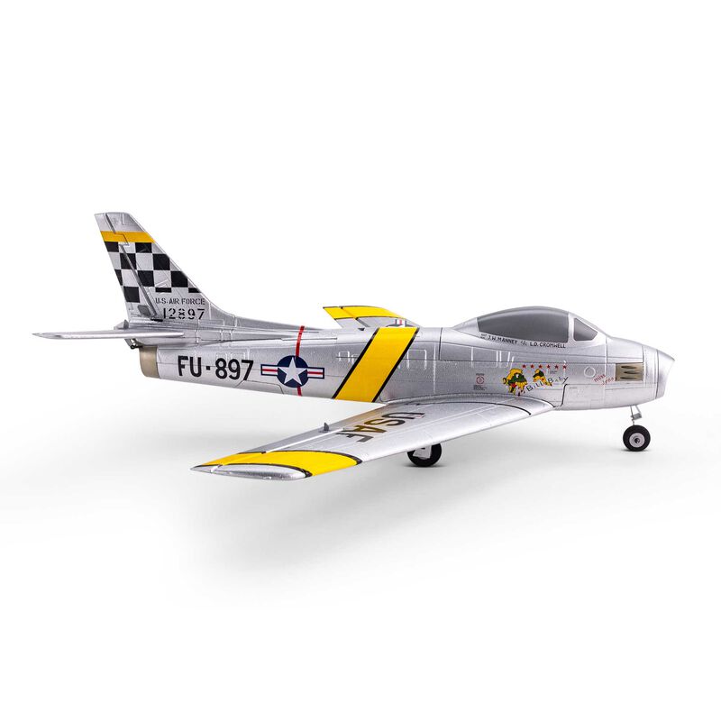 E-flite UMX F-86 Sabre 30mm EDF Jet BNF Basic w/ AS3X & SAFE Select