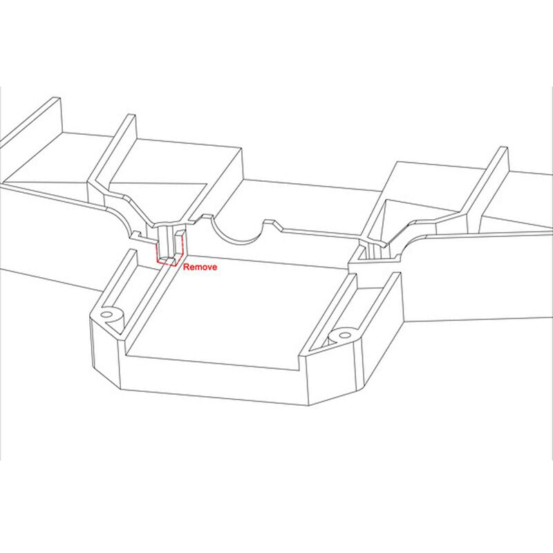 Hot Racing Traxxas X-Maxx Aluminum Standard Servo Adapter