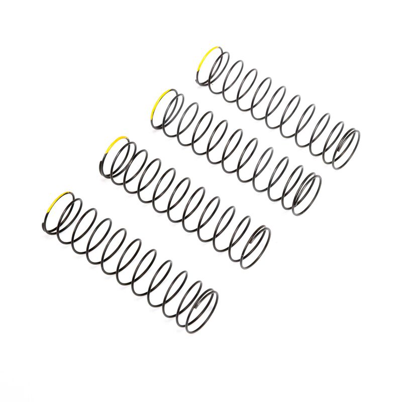 Losi Mini LMT Shock Springs Soft, Yellow (4)