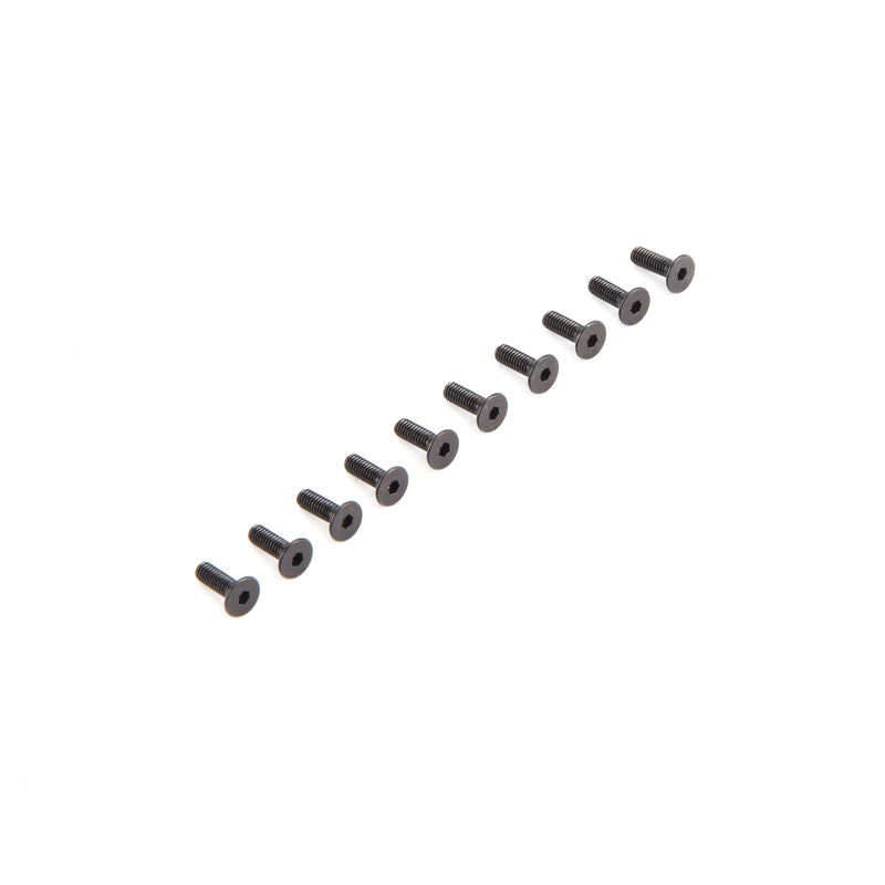 Losi 2.5x8mm Flat Head Screws (10)