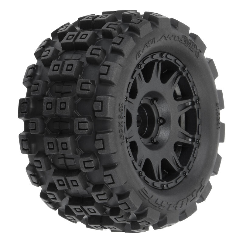 Pro-Line 1/18 Badlands MX 1.85" F/R w/ 12mm Hex (4) GROM