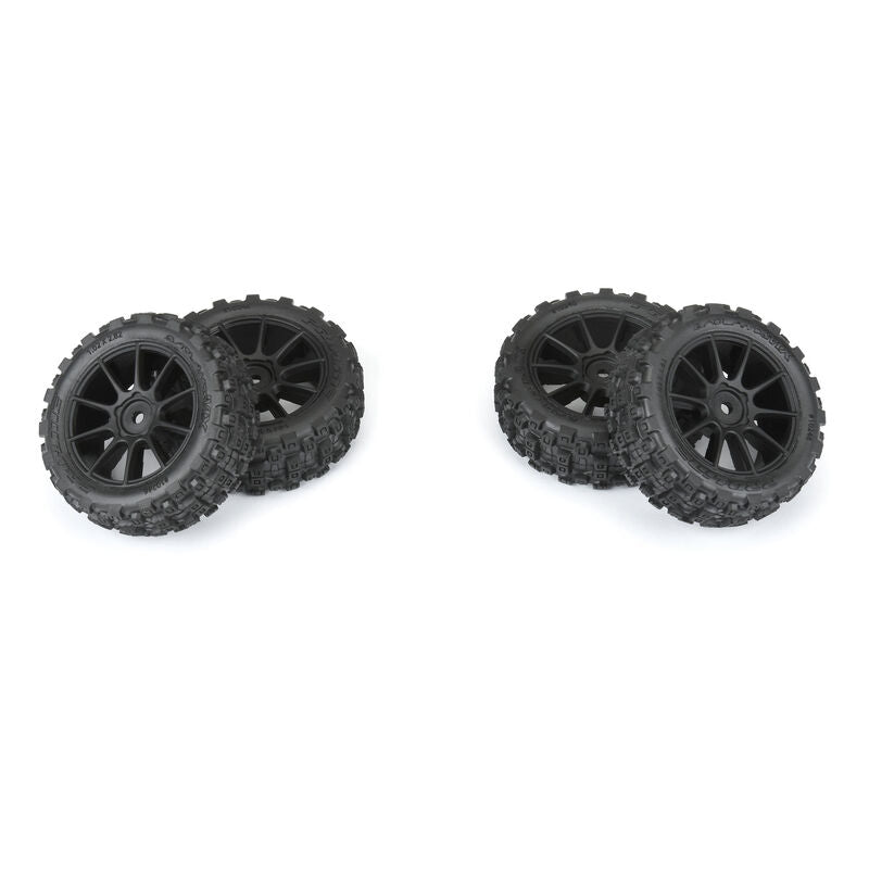 Pro-Line Badlands MX 1.9" Buggy Tires w/ Mach-10 Wheels: Typhon GROM 12mm Hex