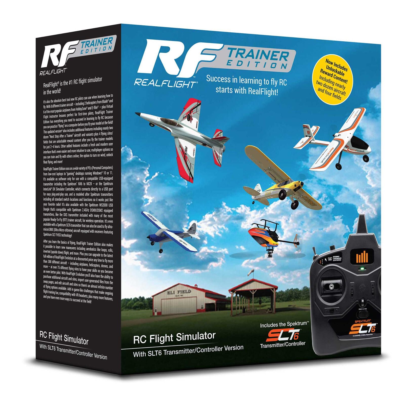 RealFlight Trainer Edition RC Flight Simulator with SLT6 Transmitter