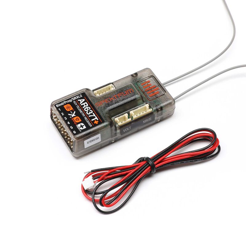 Spektrum RC AR637T+ DSMX 6-Channel AS3X+ & SAFE Telemetry Receiver