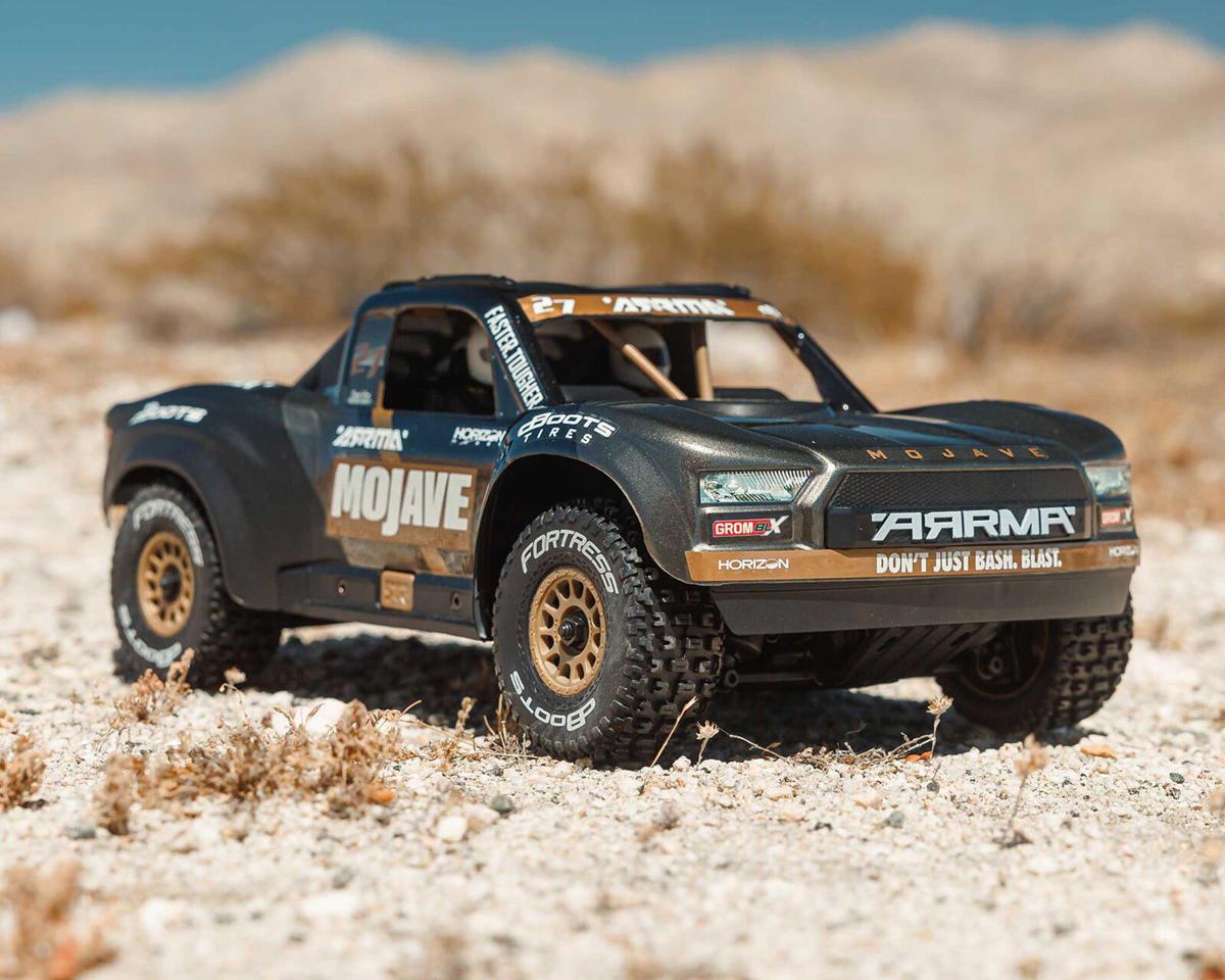 Arrma Mojave Grom 223S BLX BL RTR 4WD Desert Truck (Black) w/SLT2 2.4GHz Radio & DSC