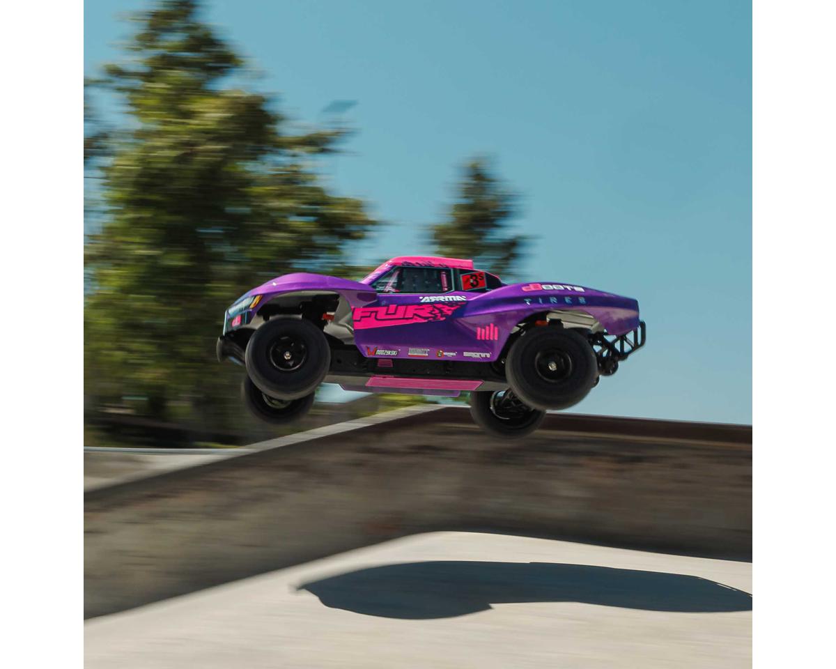 Arrma Fury 223S BLX 1/10 Brushless RTR 2WD Short Course Truck (Purple) w/SLT2 2.4GHz Radio & DSC