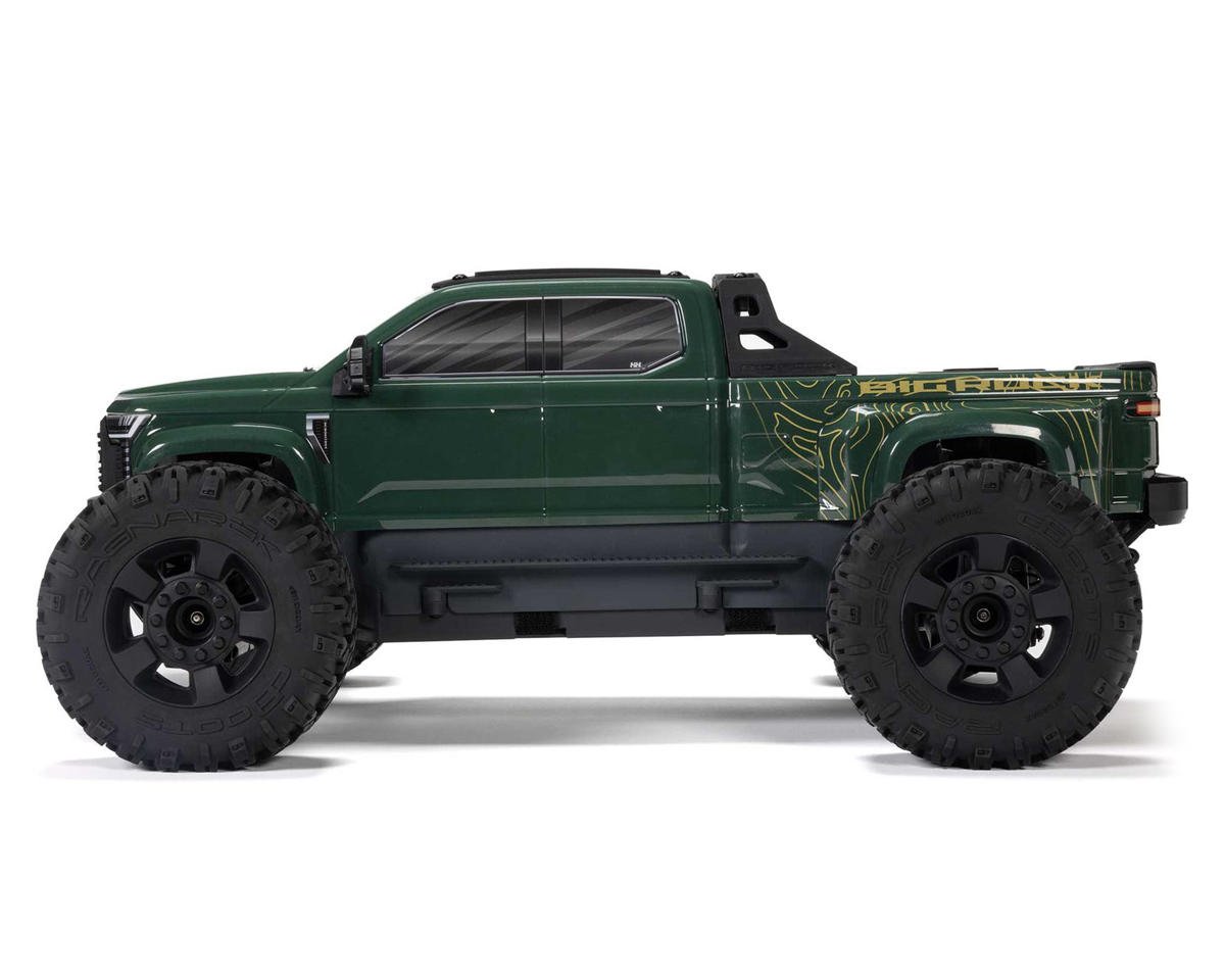 Arrma Big Rock 4X4 V4 223S DSC 1/10 RTR Brushless 4WD Monster Truck (Green) w/Spektrum SLT3 2.4GHz Radio