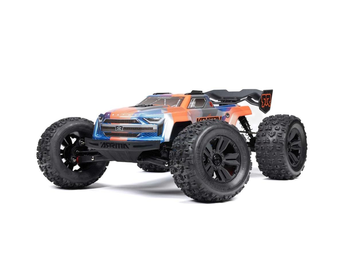 Arrma Kraton 6S BLX RTR 1/8 4WD Brushless Monster Truck (Blue/Orange) (V6) w/SLT3 2.4GHz Radio