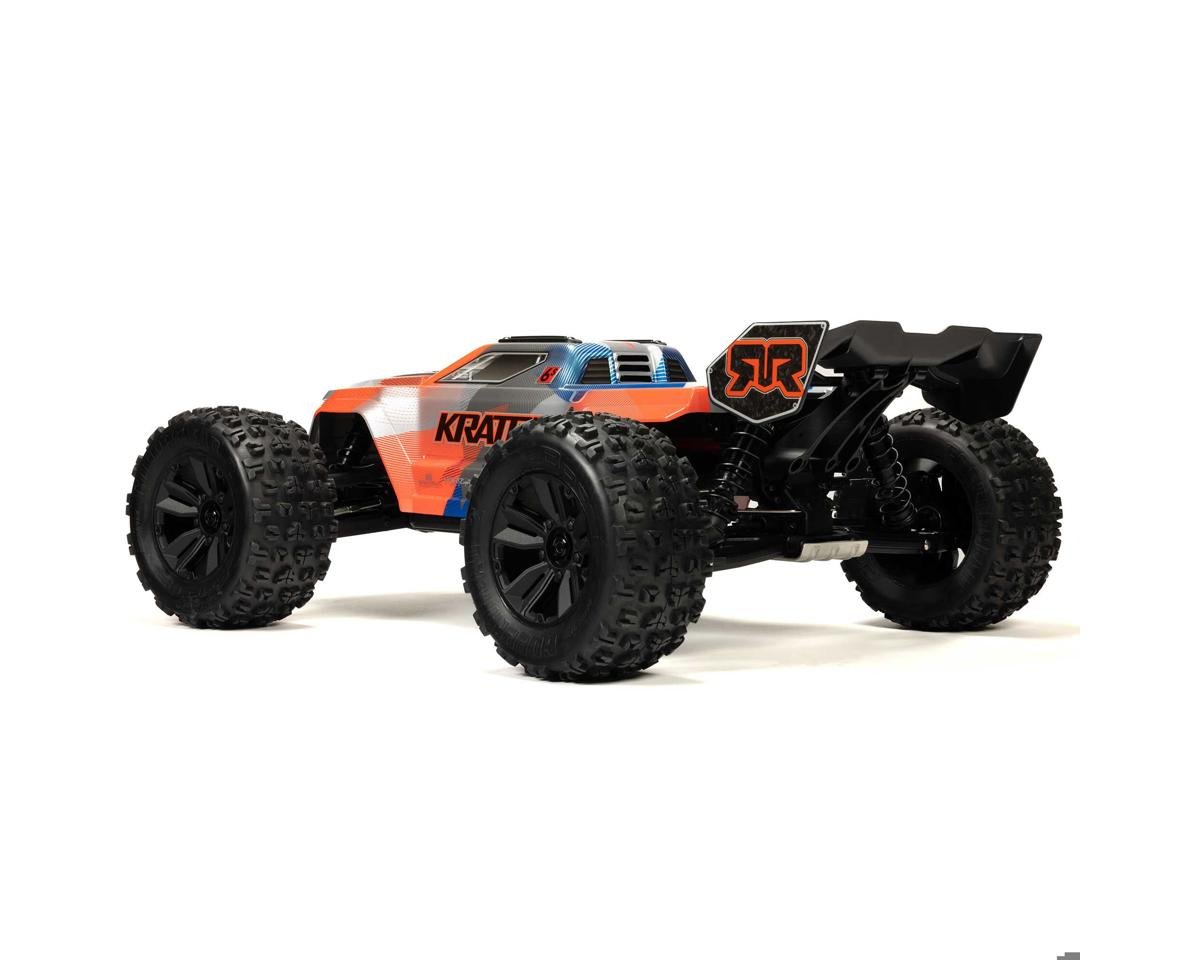 Arrma Kraton 6S BLX RTR 1/8 4WD Brushless Monster Truck (Blue/Orange) (V6) w/SLT3 2.4GHz Radio