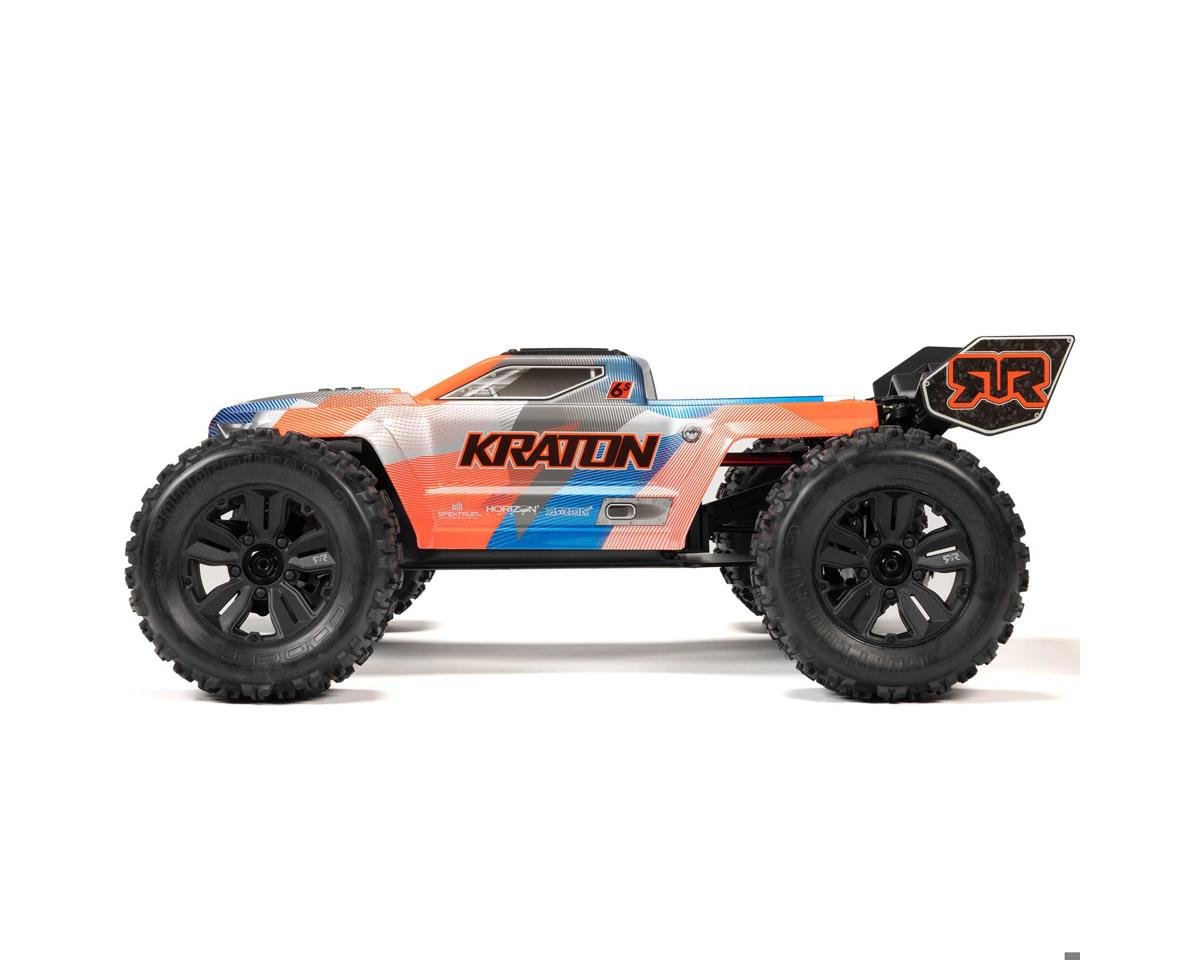 Arrma Kraton 6S BLX RTR 1/8 4WD Brushless Monster Truck (Blue/Orange) (V6) w/SLT3 2.4GHz Radio