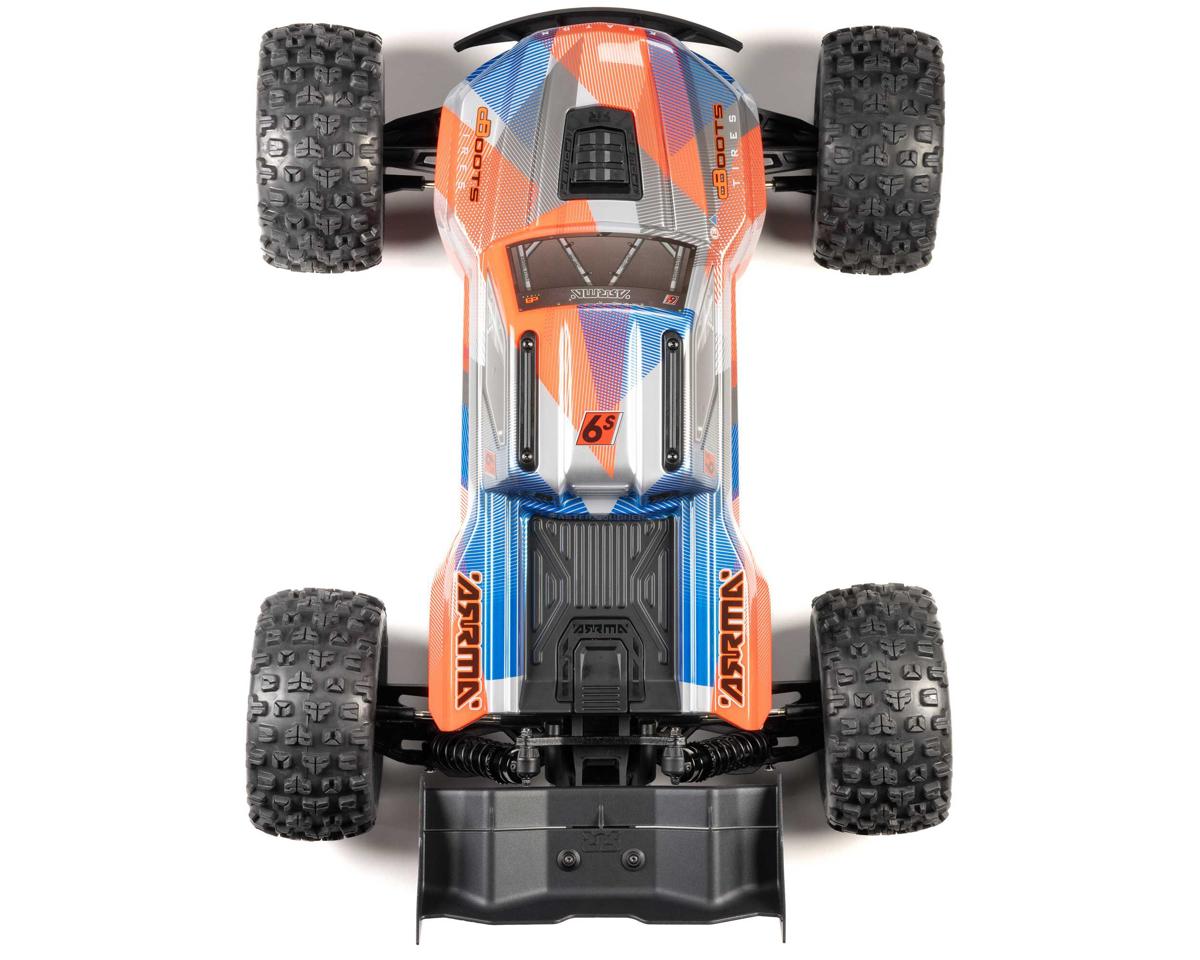 Arrma Kraton 6S BLX RTR 1/8 4WD Brushless Monster Truck (Blue/Orange) (V6) w/SLT3 2.4GHz Radio