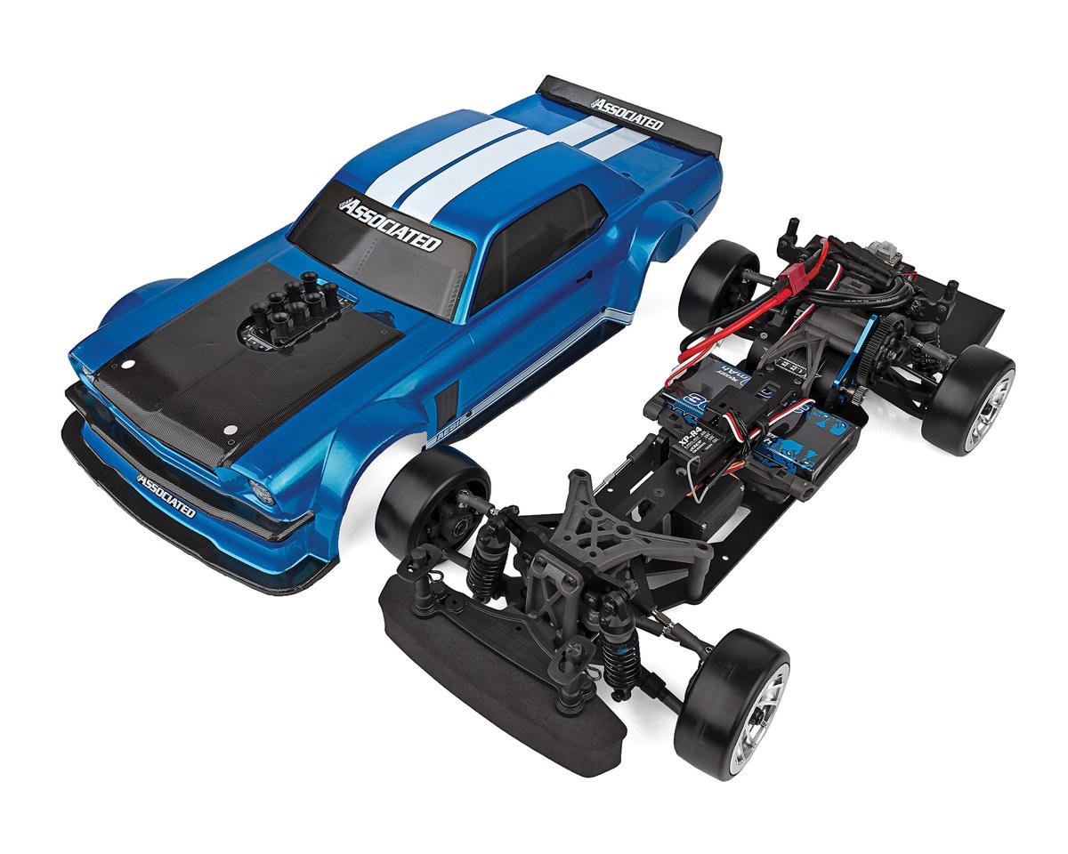 Team Associated DC10 RTR 1/10 Electric Brushless RWD Drift Car (Blue) w/2.4GHz Radio