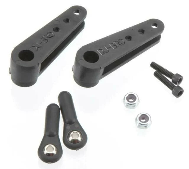 DuBro Long Dual Servo Arms (Long Futaba), paquete de 2 *Archivado