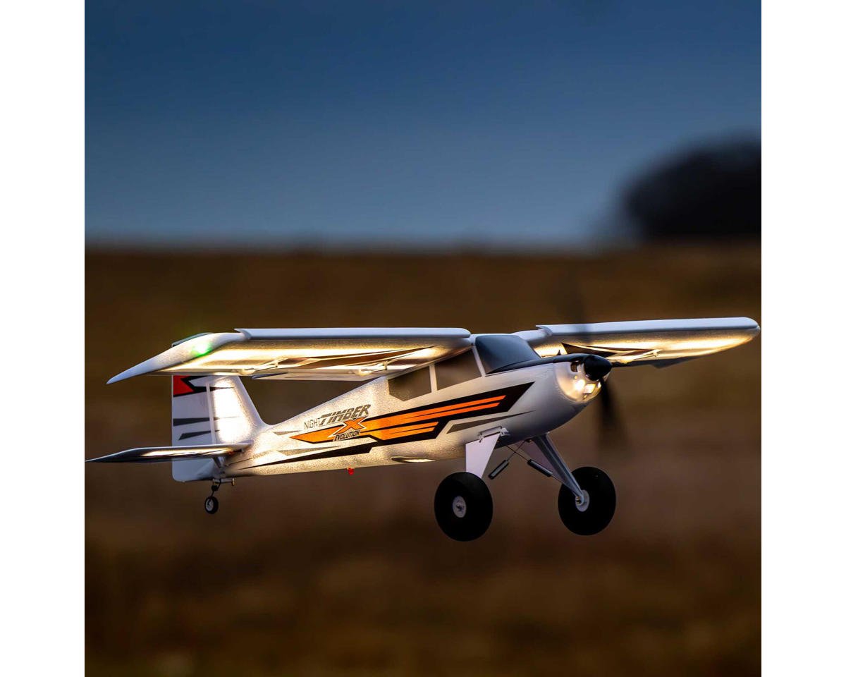 E-flite Night Timber X Evolution 1.2M BNF Basic Electric Airplane (1200mm) w/AS3X+ & SAFE Select