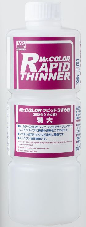 Mr Hobby Mr. Color Rapid Thinner 400ml Plastic Bottle