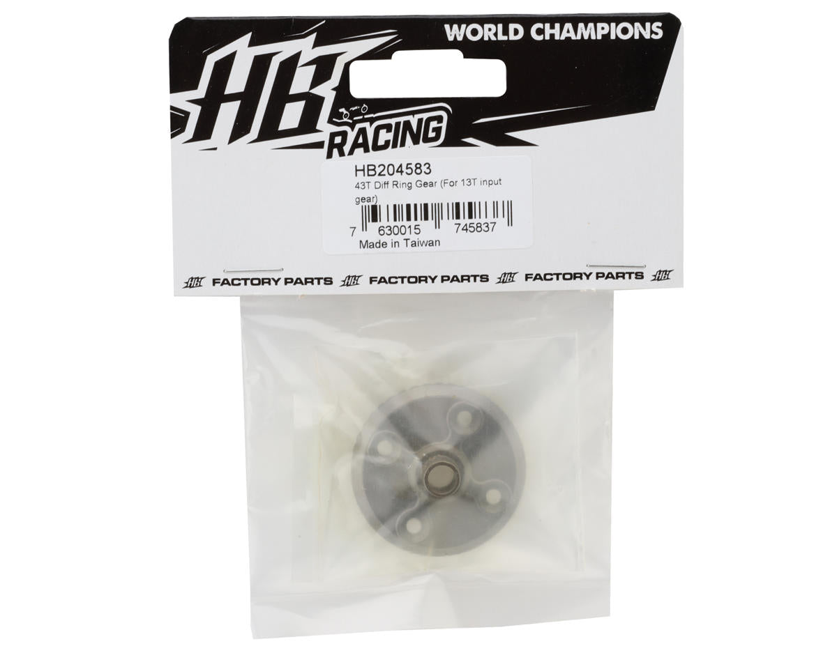 HB Racing D8 43T Differential Ring Gear