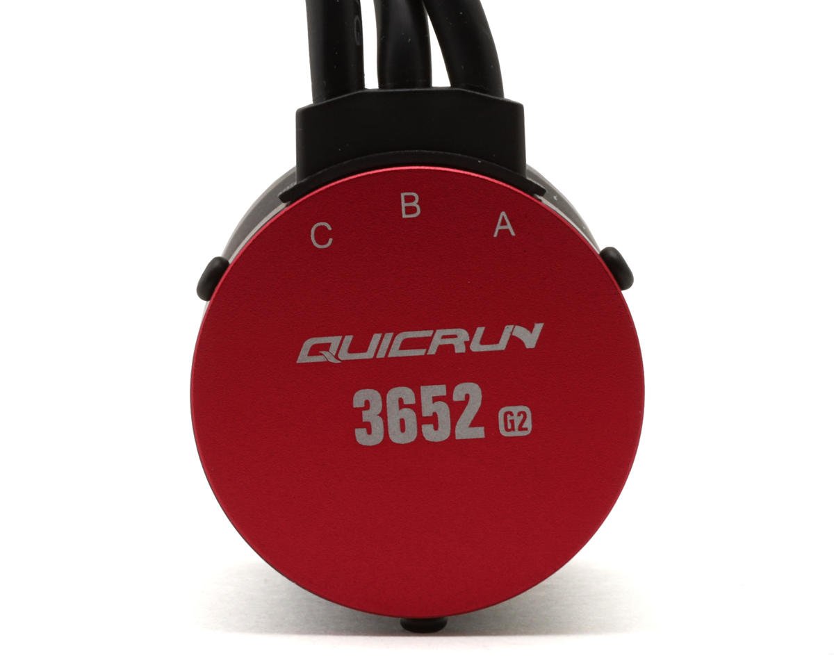 Hobbywing QuicRun 10BL120 G2 Sensorless BL ESC/3652SL 5400kV Motor Combo