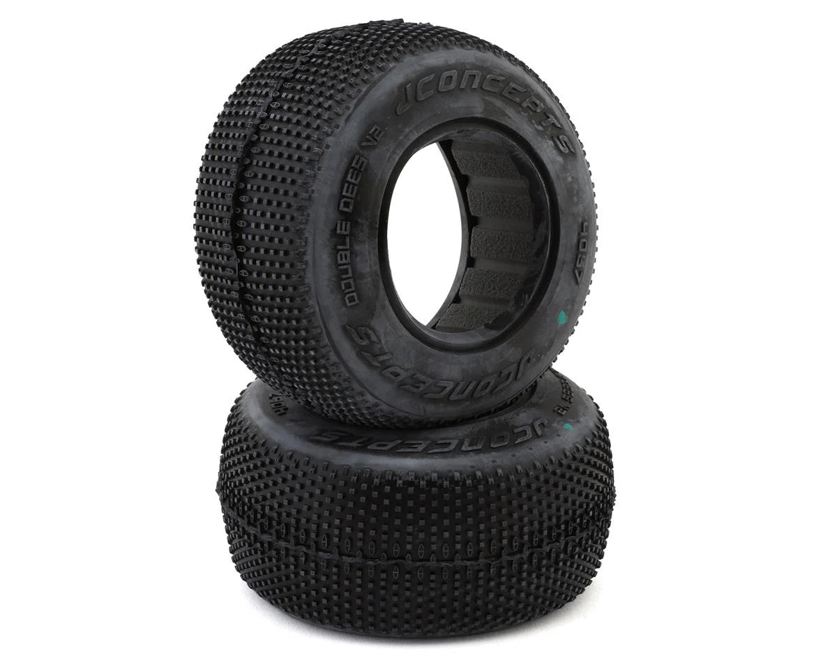 JConcepts Double Dee's V2 1/10 Short Course Truck Tires (2) (Assorted)