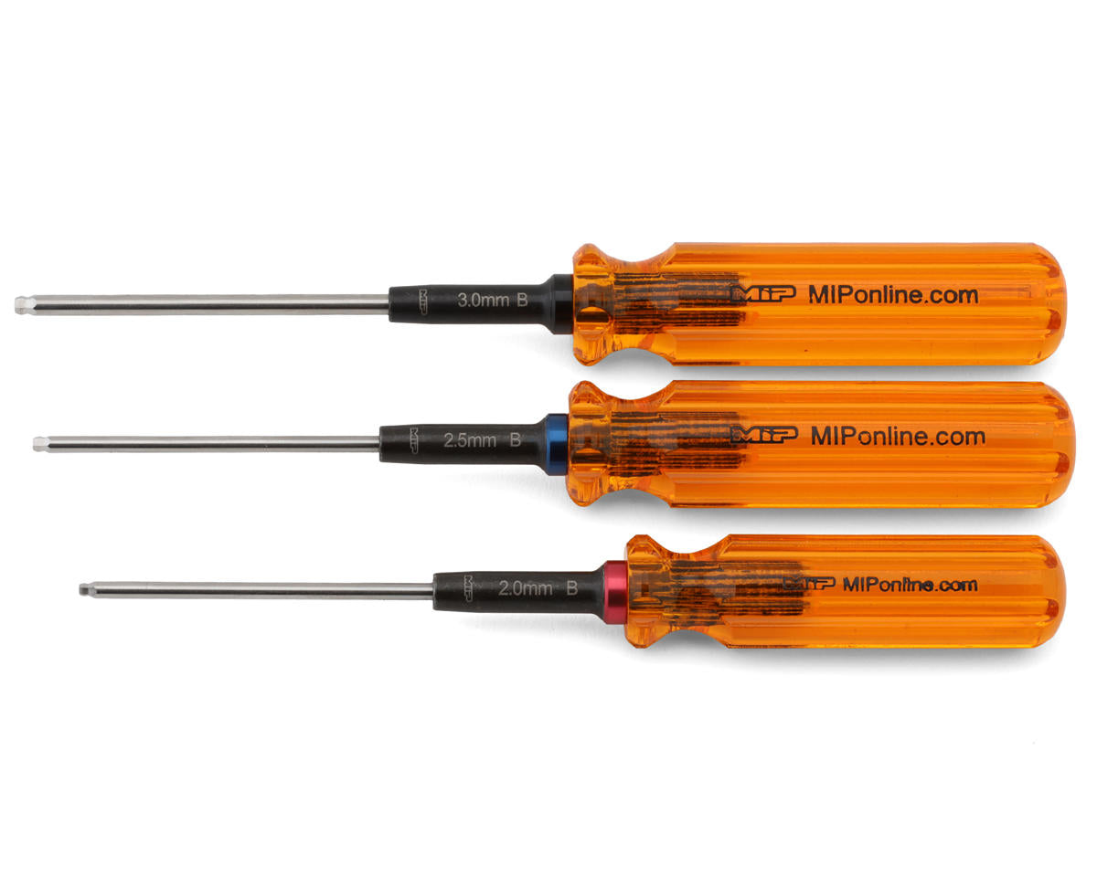 MIP Gen 2 Metric Hex Driver Set (1.5, 2.0 & 2.5mm) (Assorted Styles)