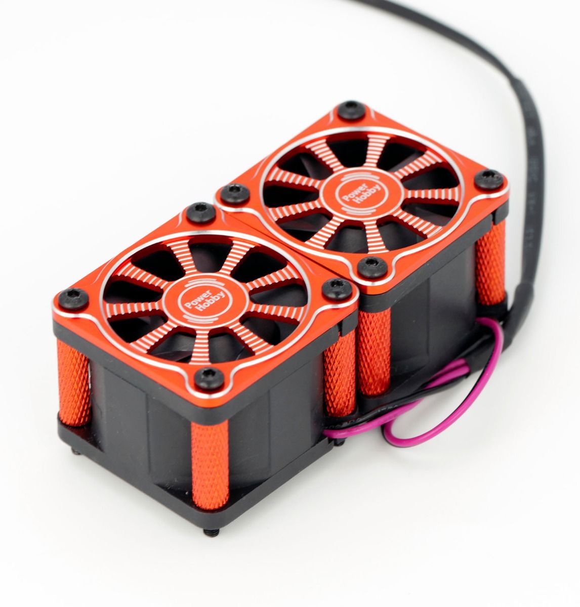 Power Hobby Twister Twin Dual 40mm Cooling Fan Kit (Assorted Colors)