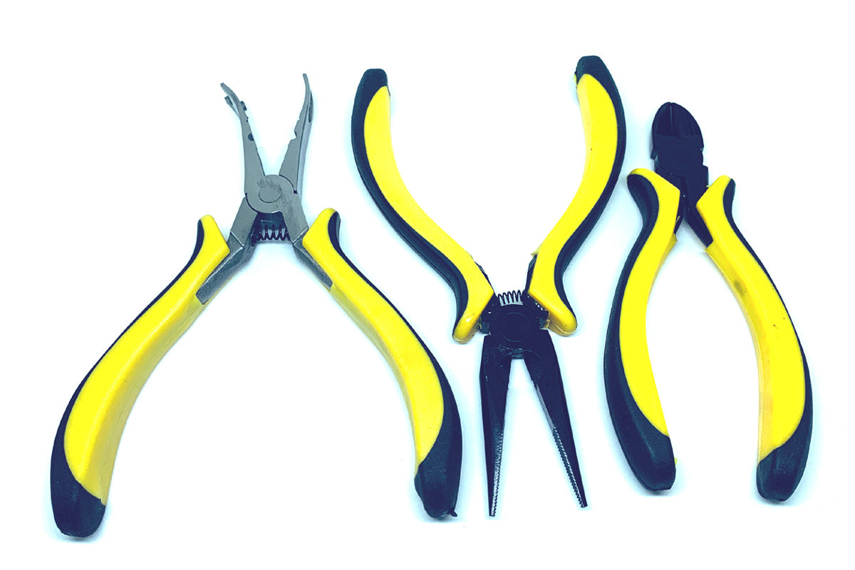 Racers Edge Steel Pliers 3 Piece Set