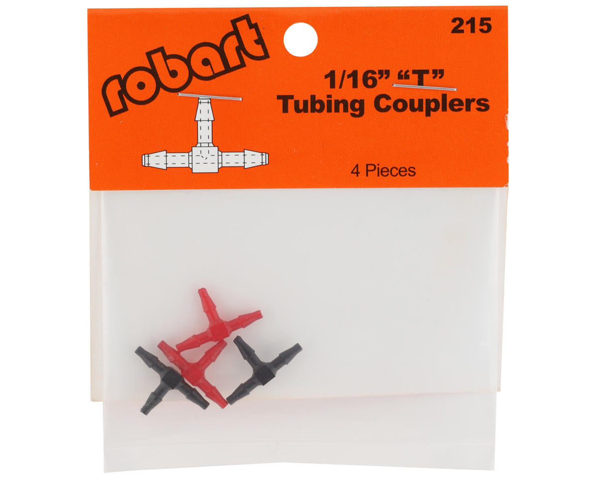 Robart 1/16" T Tubing Couplers