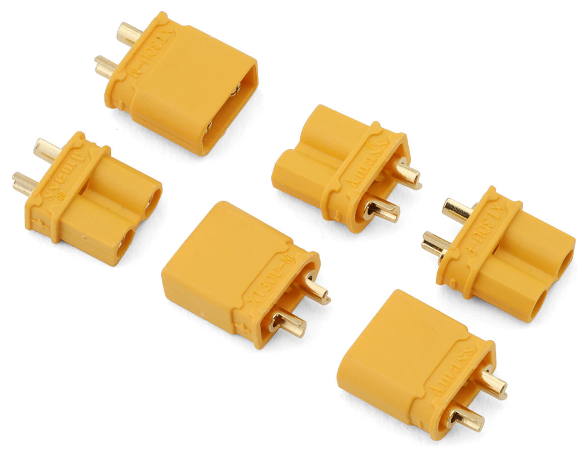 Samix XT30 Connectors (3 Male/3 Female)