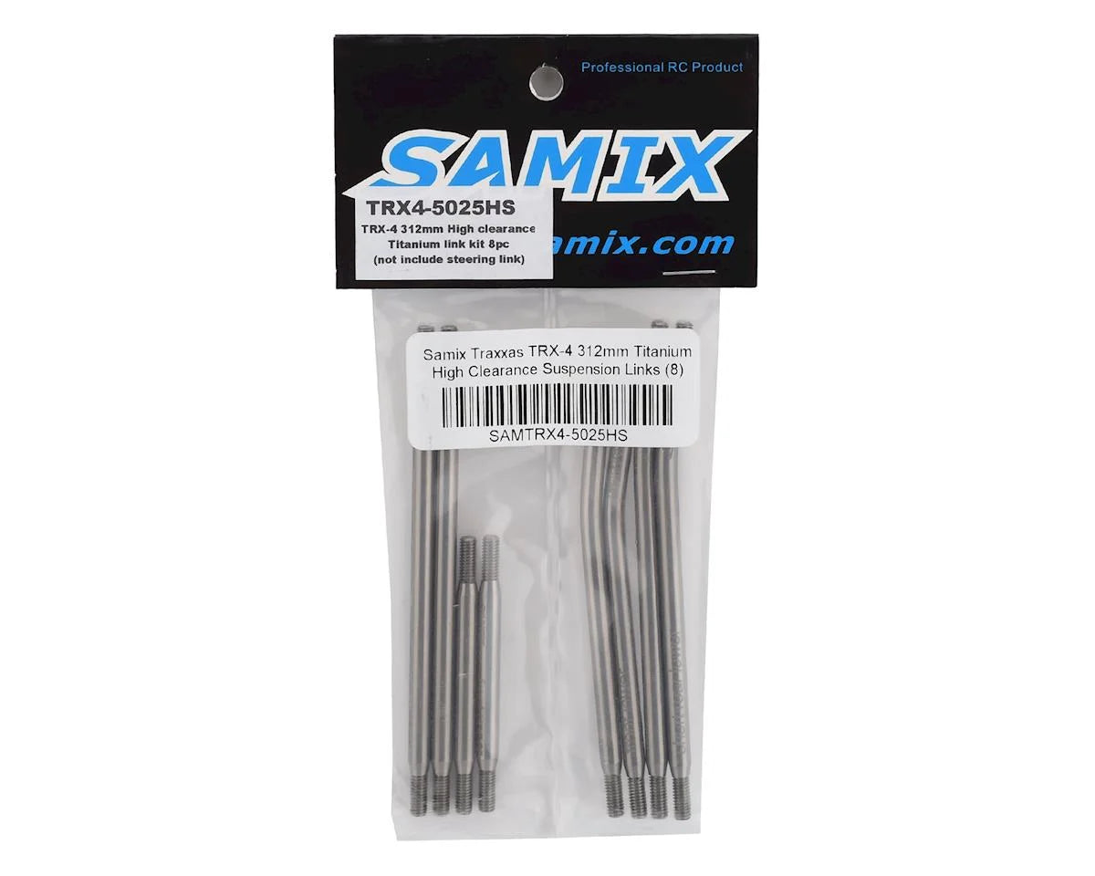 Samix Titanium High Clearance Suspension Links for Traxxas TRX-4 (312mm) (8)