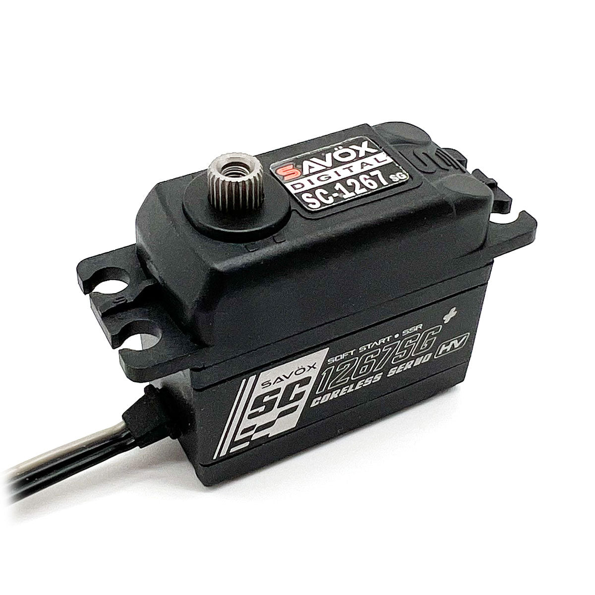 Savox Black Edition, High Torque Digital Servo, 0.085sec / 347.2oz @ 8.4V