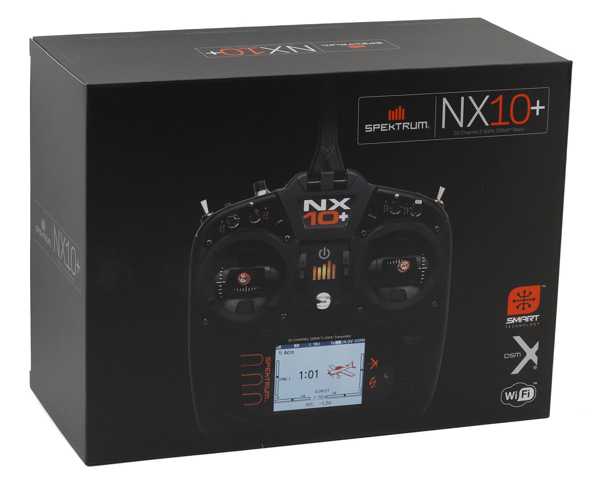 Spektrum RC NX10+ 2.4GHz DSMX® 20-Channel Radio System (Transmitter Only)