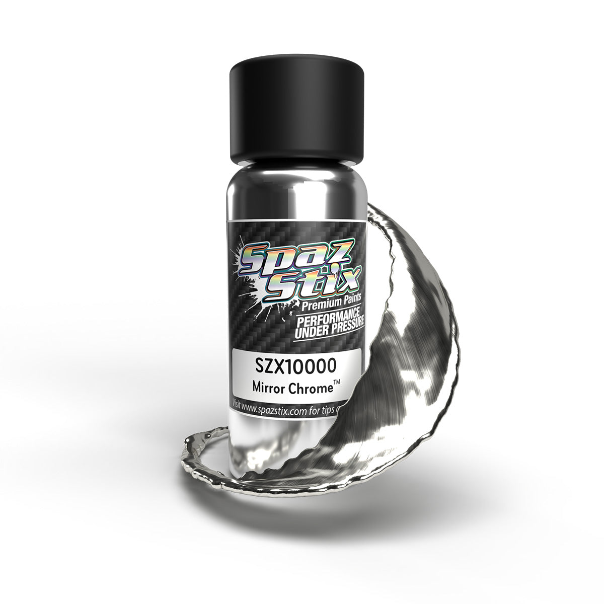 Spaz Stix Ultimate Mirror Chrome Airbrush Ready Paint (2oz)