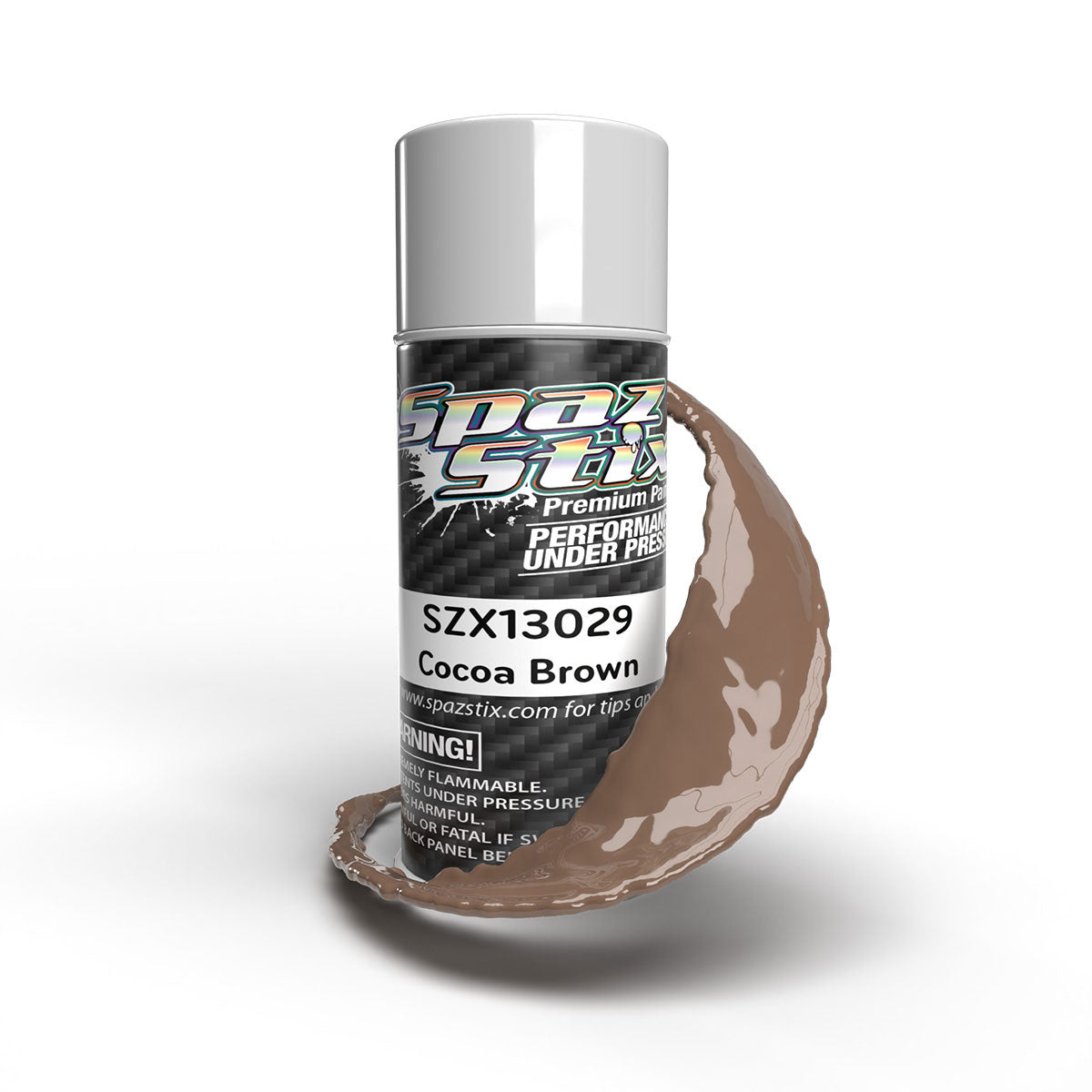 Spaz Stix Cocoa Brown Aerosol Paint, 3.5oz Can