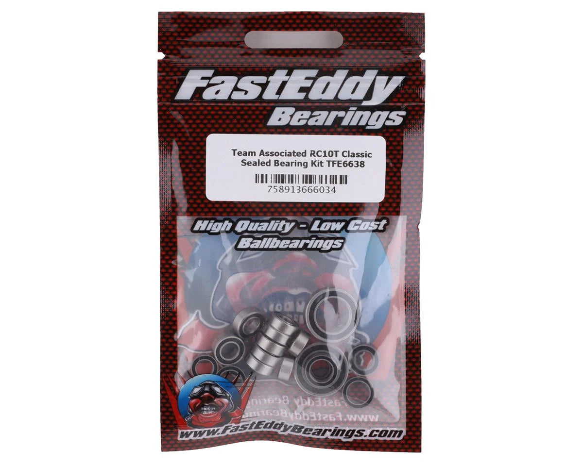 Fast Eddy Team Associated RC10T Classic Sealed Bearing Kit