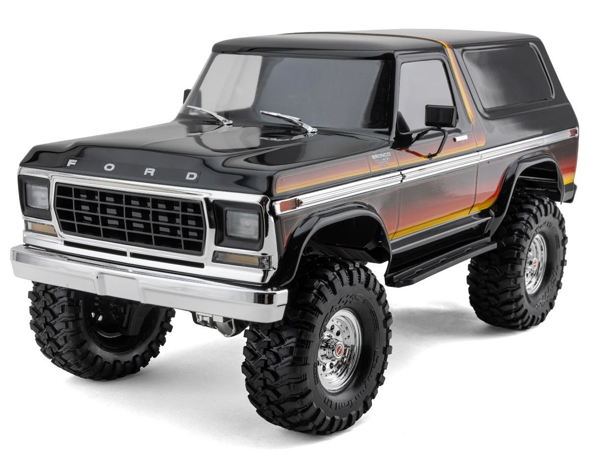 Traxxas TRX-4® 1/10 Trail Crawler Truck w/1979 Bronco Clipless Body (Sunset) w/TQi™ 2.4GHz Radio