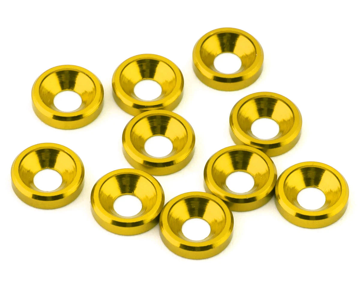 eXcelerate 3mm Countersunk Washers (10) (Assorted Colors)