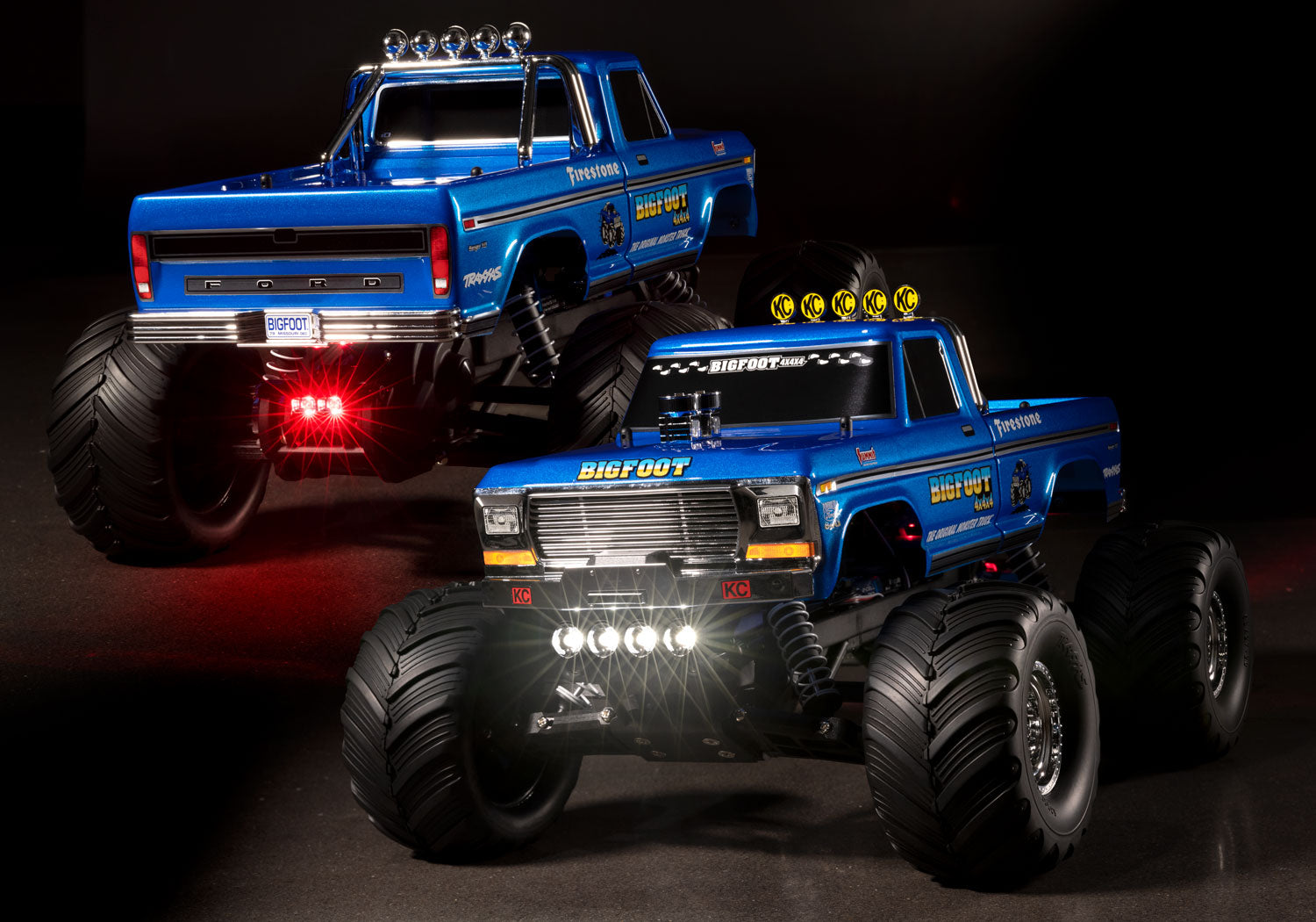 Traxxas BIGFOOT No.1 1/10 Monster Truck RTR con luces LED 