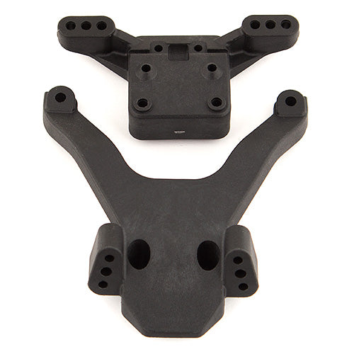 Team Associated RC10B6.3 Front Top Plate & Ballstud Mount