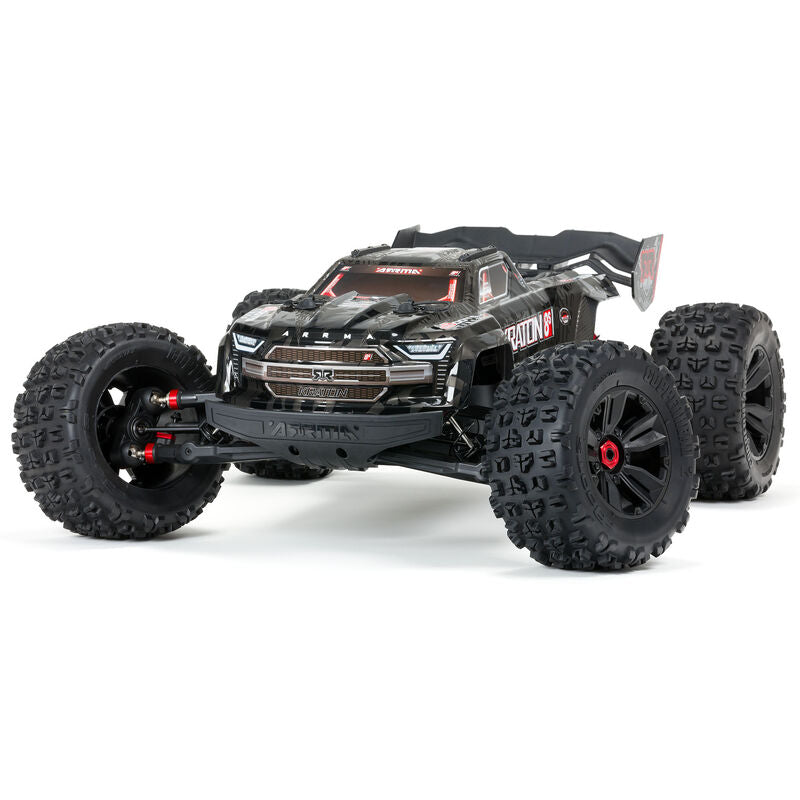 Arrma Kraton 1/5 EXB EXtreme Bash Roller Speed ​​4WD Monster Truck (Negro)