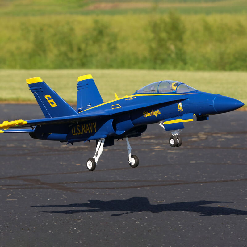 E-flite F-18 Blue Angels 80mm EDF BNF Básico *Discontinuado