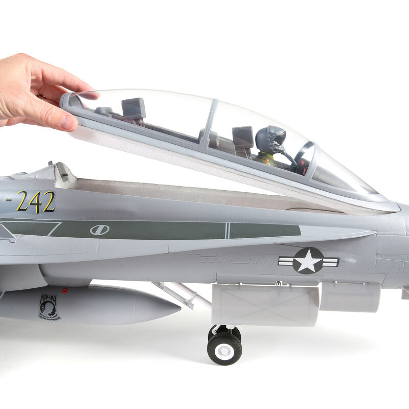 E-flite F-18 Hornet 80 mm EDF BNF Ventilador eléctrico básico con conductos *Archivado 