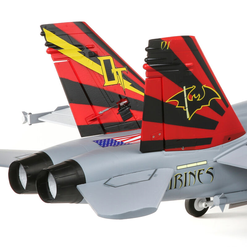 E-flite F-18 Hornet 80 mm EDF BNF Ventilador eléctrico básico con conductos *Archivado 