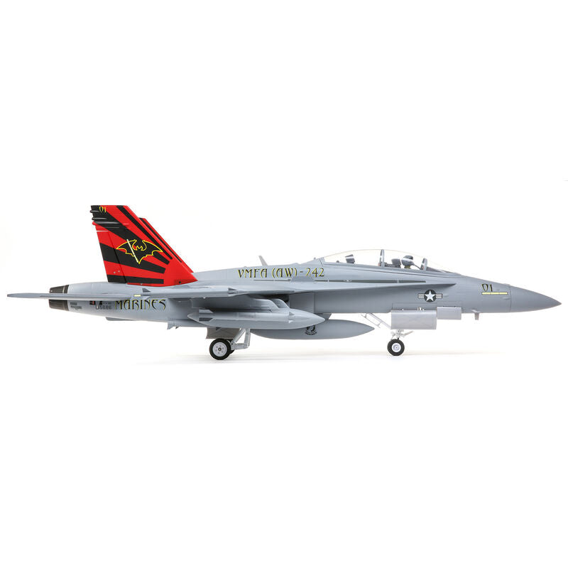 E-flite F-18 Hornet 80 mm EDF BNF Ventilador eléctrico básico con conductos *Archivado 