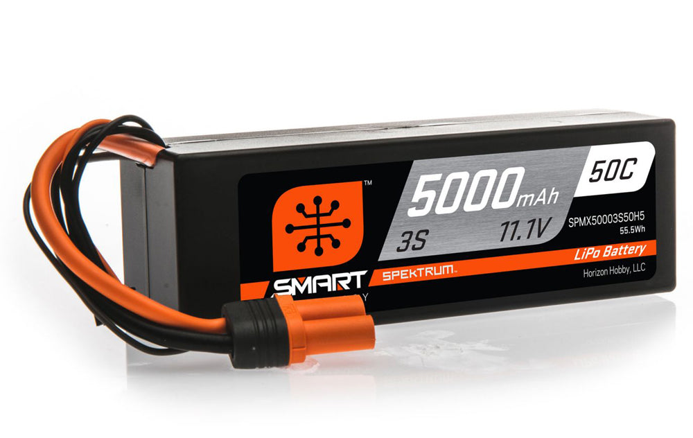 Paquete Spektrum RC Smart PowerStage 3S con batería de estuche rígido 3S Smart LiPo (5000 mAh) *Descontinuado