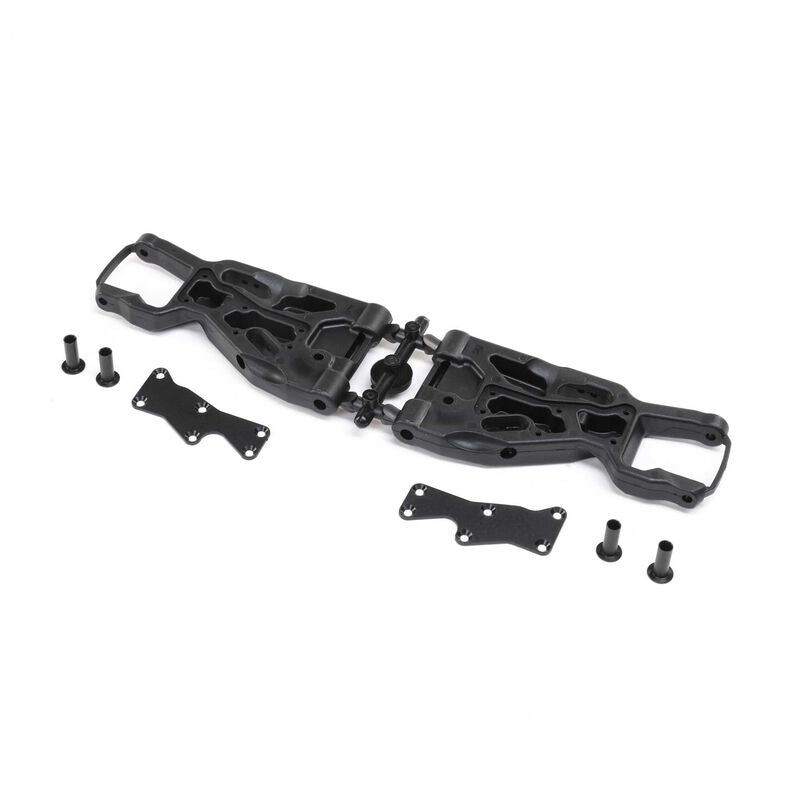 Team Losi Racing Front Arm Set with Inserts: 8X, 8XE 2.0